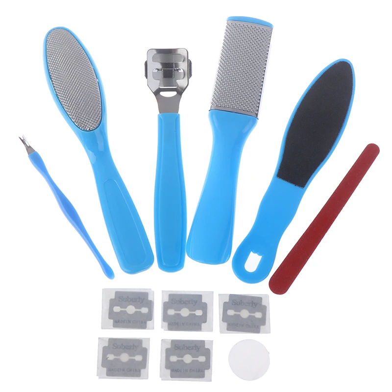 

8Pcs/Set Professional Pedicure Tools Foot Care File For Feet Heels Toe Exfoliating Prevent Dead Skin Nail Care Tool