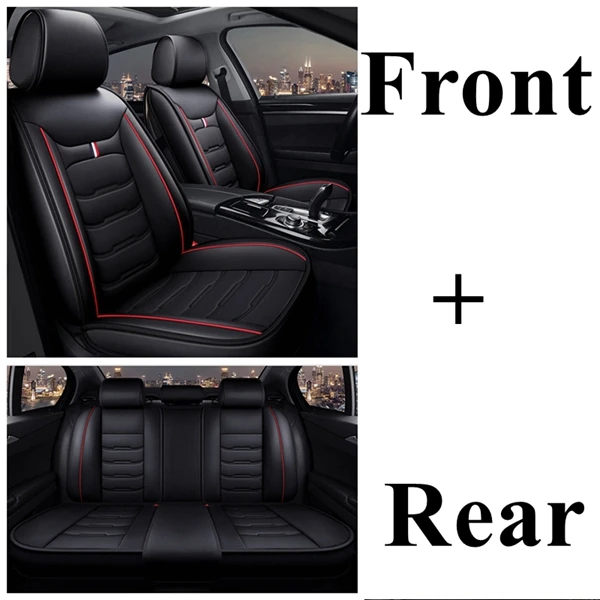 black red standard Dingdian передняя+ задняя крышка сиденья автомобиля для KIA Picanto Ceed Sportage Soul rio CERATO rio 3 Carnival Maxima SHUMA K2 K3 K4 K5 - Название цвета: black red standard