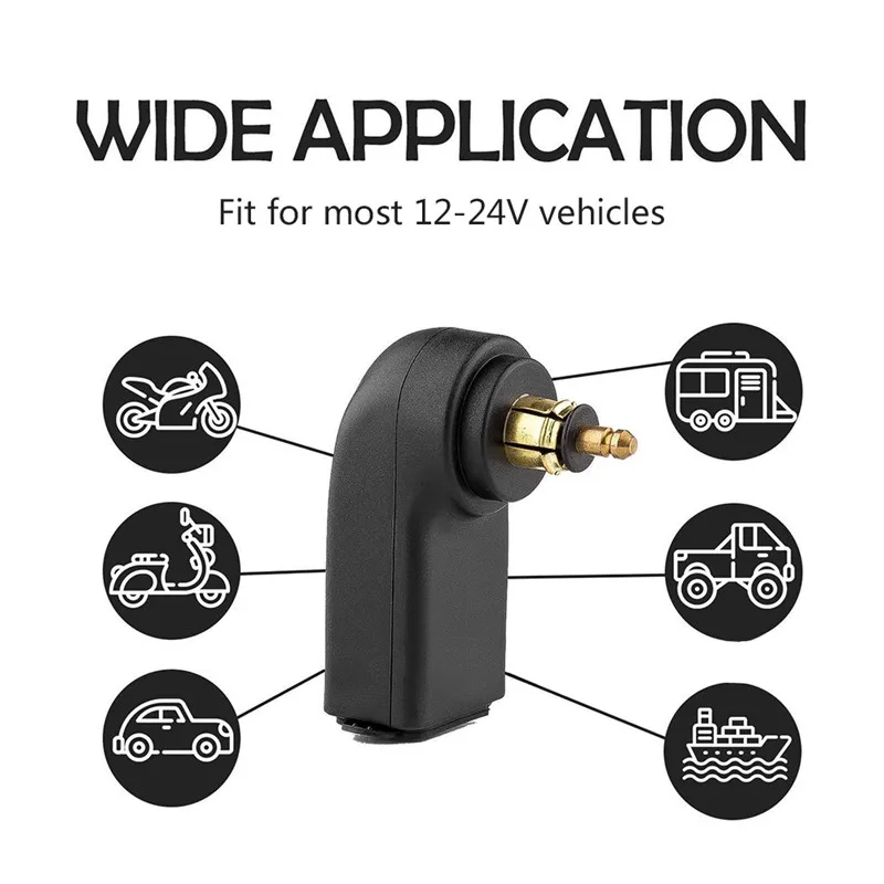 Новый 12-24V 4.8A мотоцикл двойной USB зарядное устройство адаптер питания