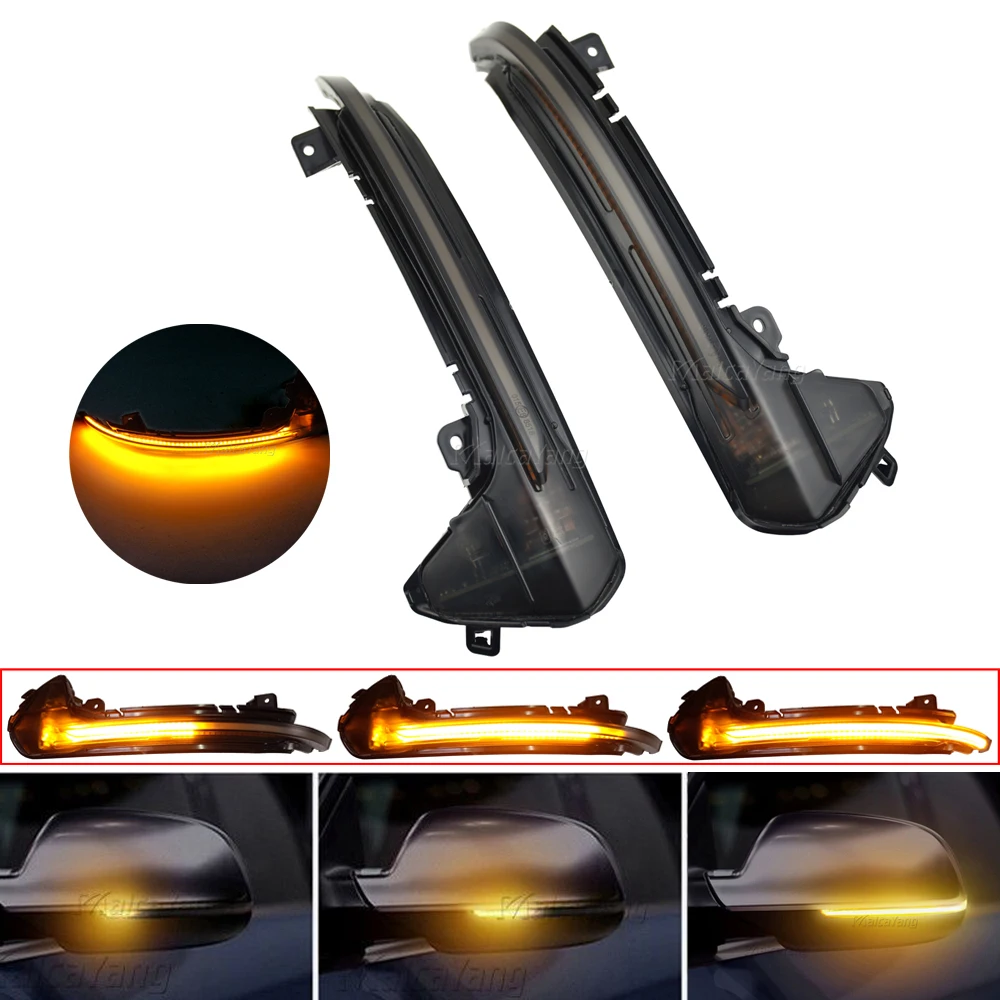 

For Audi A6 C7 C7.5 RS6 S6 4G 2012-20181Pair LED Dynamic Side Rearview Mirror Sequential Turn Signal Light