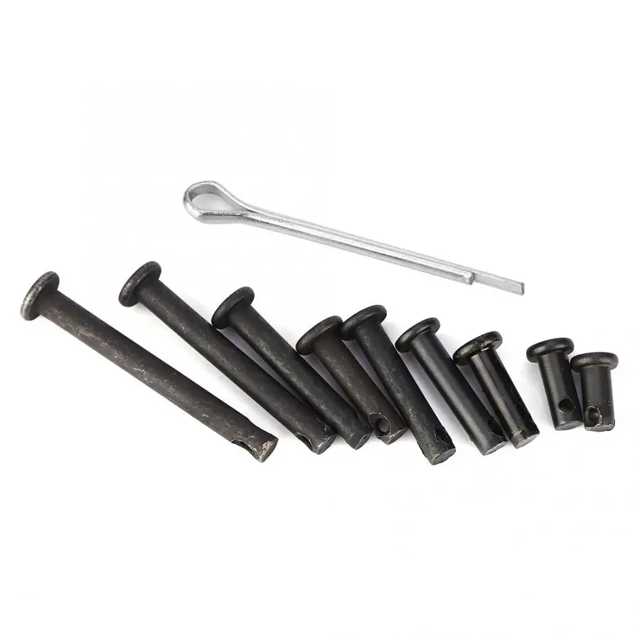 90 шт. плоская головка штифты + M5 шплинты с ящиком для хранения крепежные