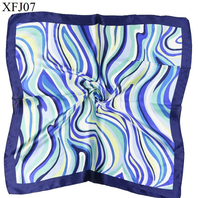 New Vortex Printed Satin Fashion Silk Scarves Temperament Lady Square Scarf Speed Sell Tong Goods Like Hot Cakes |