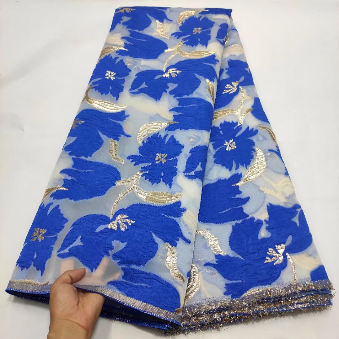 Роскошное платье, французская нигерийская ткань с фриккардовой нитью, кружевная ткань из органзы, вечерние кружевные ткани Asoebi для платья