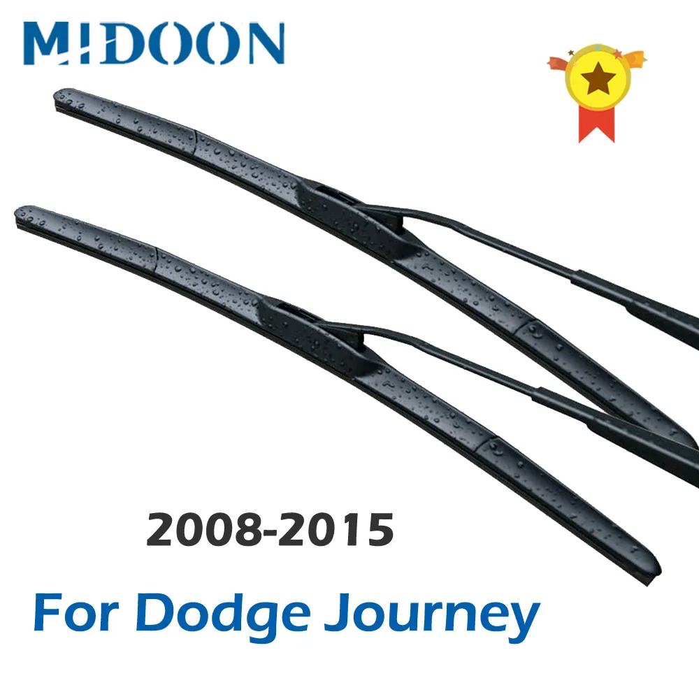 Гибридные щетки стеклоочистителя MIDOON для Dodge Journey Fit крюковые рычаги 2008 2009 2010 2011 2012