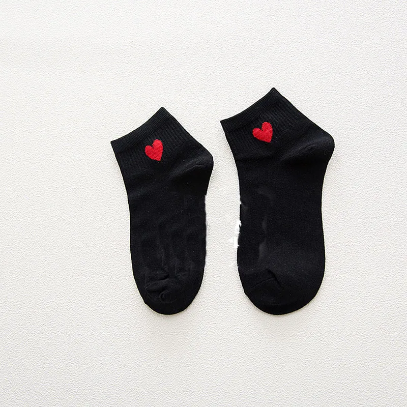 Женские Модные хлопковые носки с сердечками Сезон весна лето зима Милые героями