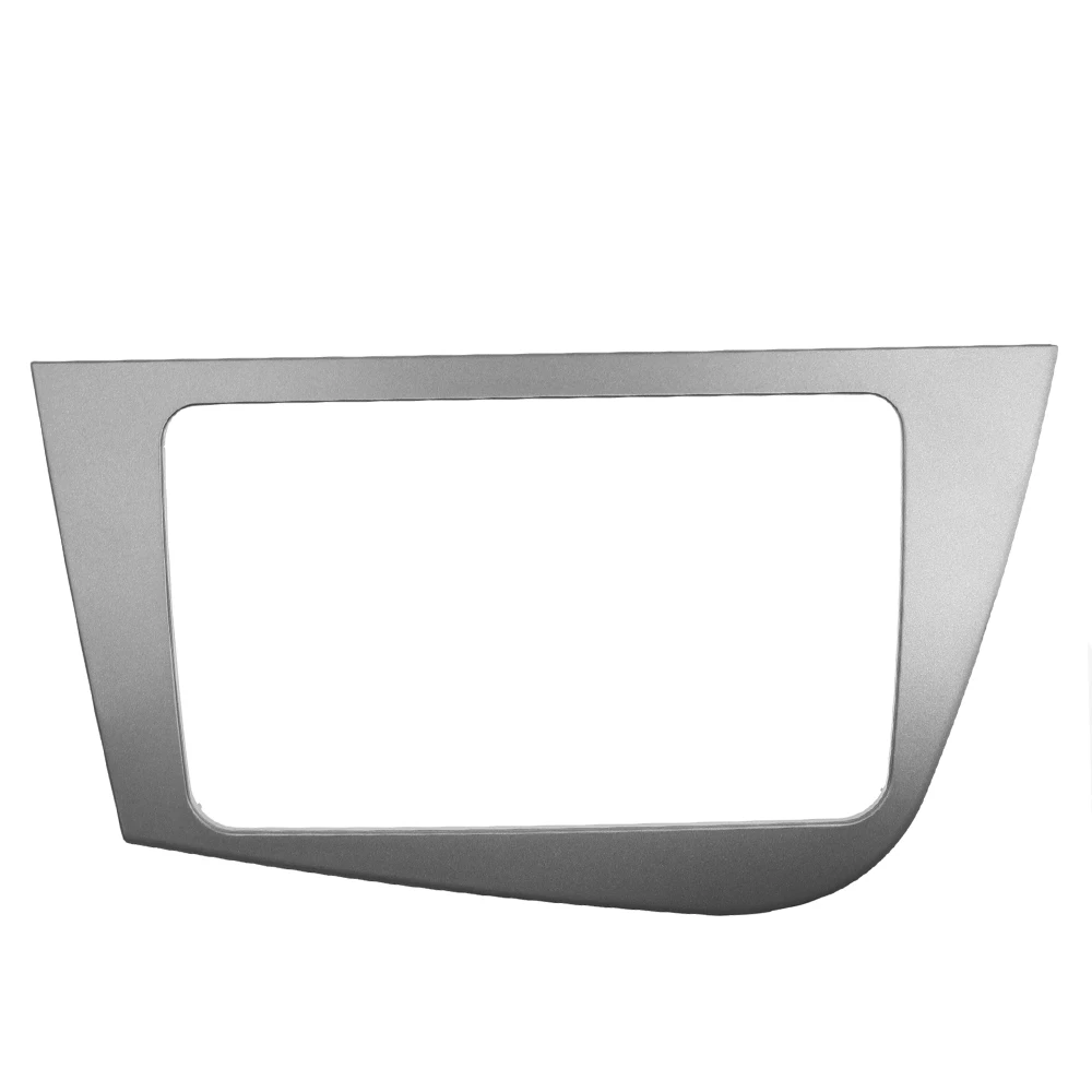 Doppelte 2-Din-Blende für Seat Leon LHD Radio GPS Stereo Radio Panel Dash Montage Installation Trim Kit Gesichtsrahmen Lünette – Detail 3