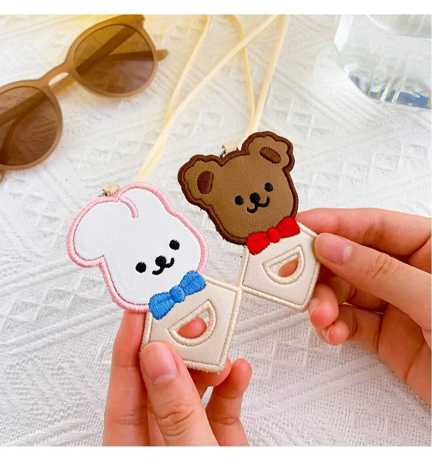 Bentoy Milkjoy Korea Japan Fashion Rabbit Bear Glasses Hook Up Hanging Neck Cartoon Beauty Travel Sunglasses Bags Accessories | Багаж и