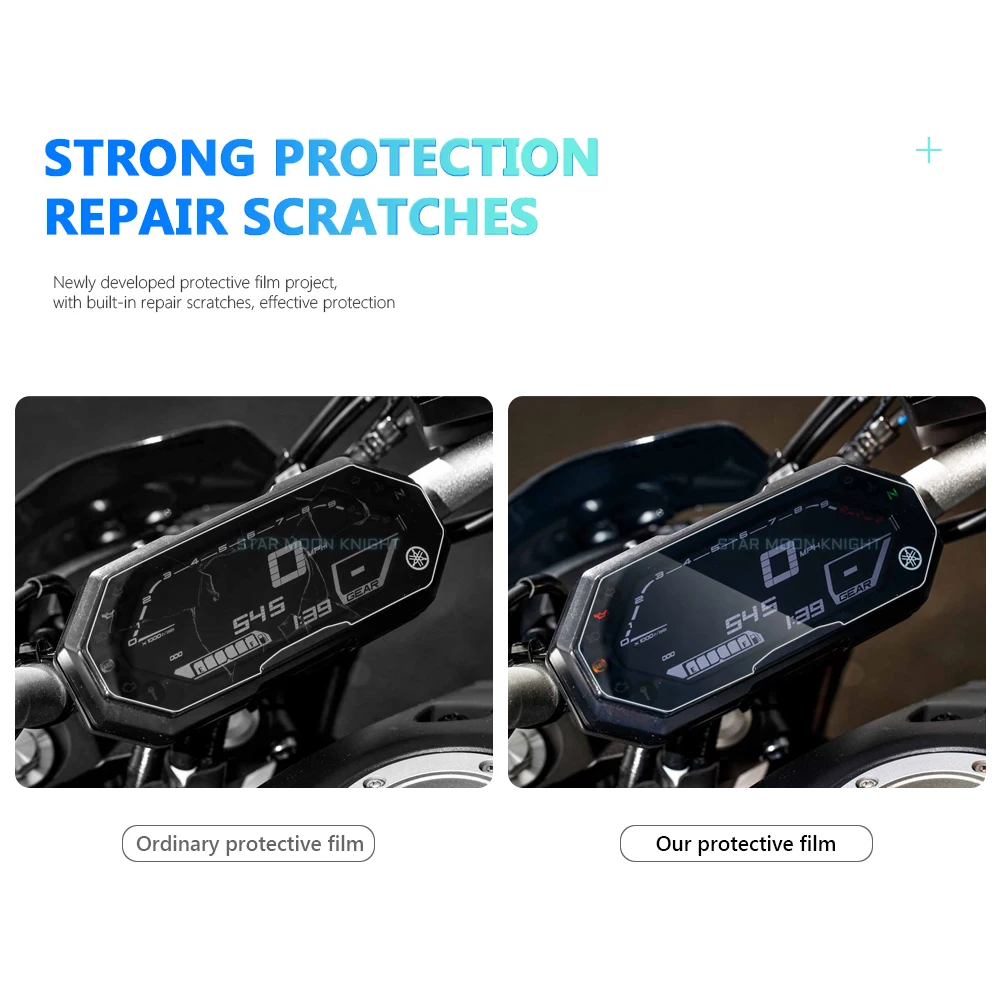Молоциклов кластерный экран приборной панели инструмента защиты пленки для YAMAHA