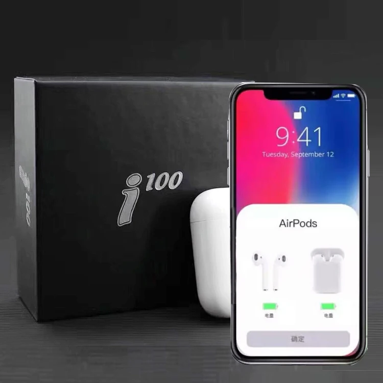 i100 Top version I10 tws оригинальные мини i12 5,0 bluetooth наушники i100 беспроводные наушники air i7s гарнитура геймер для xiaomi iPhone samsun - Цвет: i100 Top version