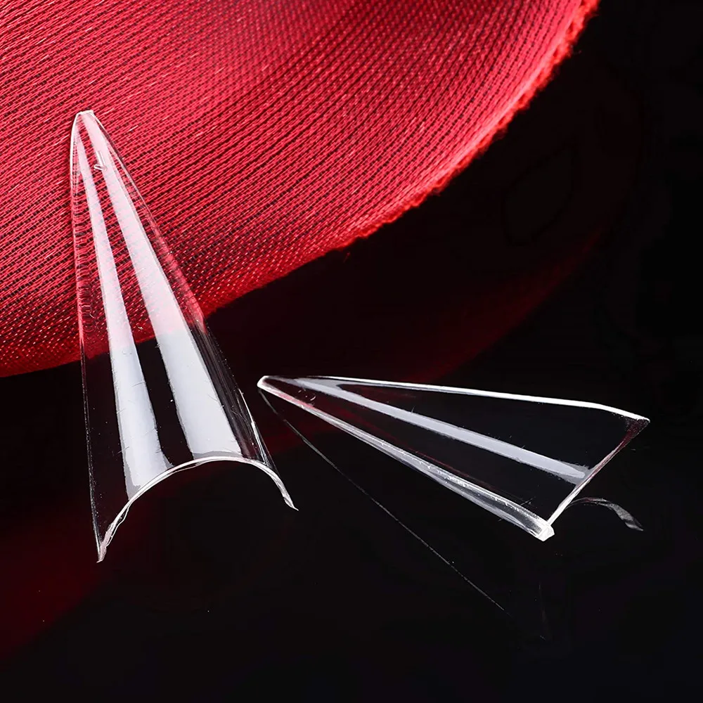 100 пакеты на каблуке шпильке для ногтей советы 500 шт. длинные ногти острые Ложные