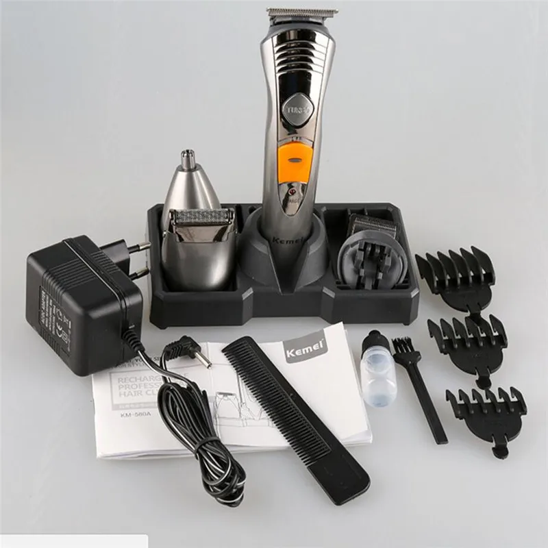 Electric All In One Hair Clipper Man Shaver Razor Grooming Kit Rechargeable Body Beard Trimmer Haircut Machine Men Groomer Shave | Бытовая