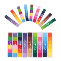 1pc cute oil based non toxic toys rubber stamp gradient color colorful inkpad finger print