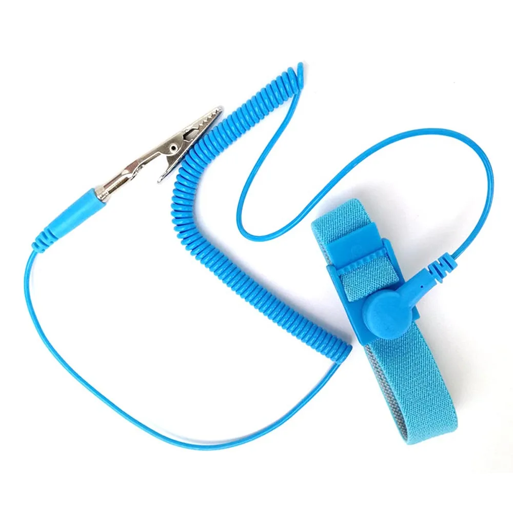 Самозащита Антистатический браслет электростатический ESD Discharge многоразовый