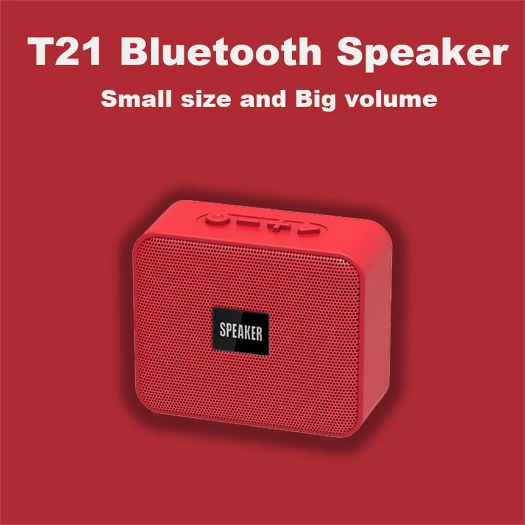 T21 Bluetooth динамик портативный Открытый громкий беспроводная мини колонка 5WStereo Music