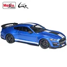 Модель автомобиля Maisto 1:18 из металлического сплава для Ford 2020 Mustang Shelby GT500 1967 GTA Fastback 1968 GT Cobra JET 2015 2017 Ford GT