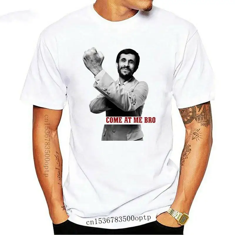 

Mahmoud Ahmadinejad Finger Iran Dinner Jacket Come At Me Bro T-Shirt Fn9427 Hip-Hop Tee Shirt