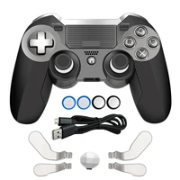 wireless for ps4 gamepad dual vibration elite game controller joystick 3 5mm mic headphone jack for ps4 and pc
