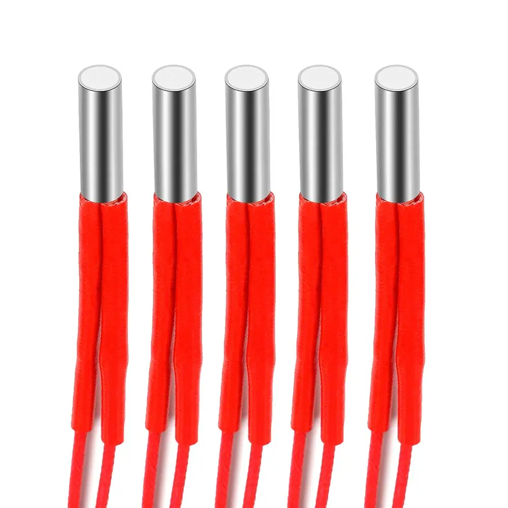 Top quality 5pcs Single-head Electric Heating Tube 1.5M Stainless Steel 24V 40W for A8PLUS 3D Printer Part | Компьютеры и офис