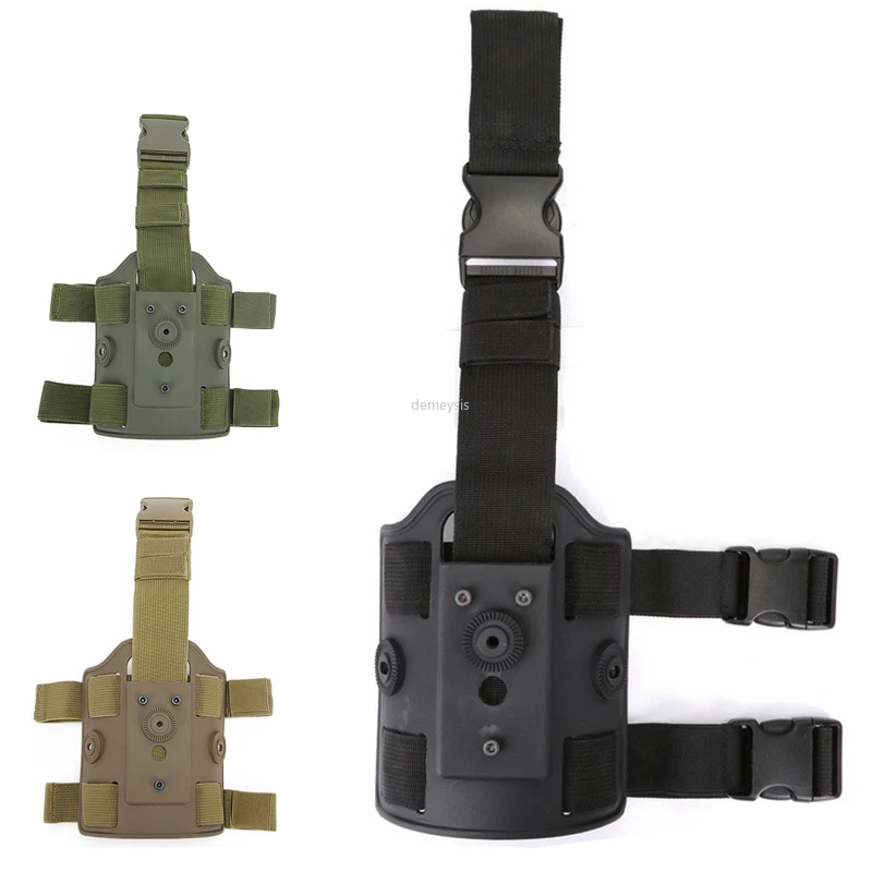 Охота падение ноги кобура Платформа пластик Универсальный Тактический Пистолет