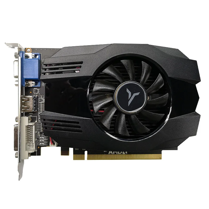 Видеокарта Yeston R5 240-4G D3 VA видеокарта DirectX 11 4 ГБ/64 бит 133 Гц 2 фазы низкое