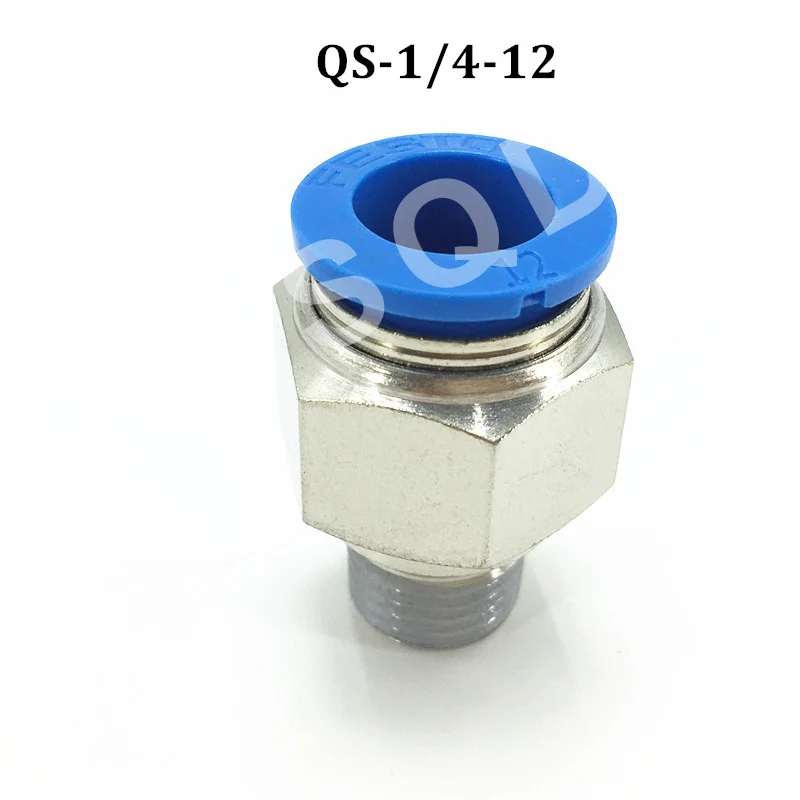 QS-1/4-4 QS-1/4-6 QS-1/4-8 QS-1/4-10 QS-1/4-12 FESTO фитинги пневматические компоненты инструменты соединитель трубы соединения QS серия - Цвет: QS-1-4-12