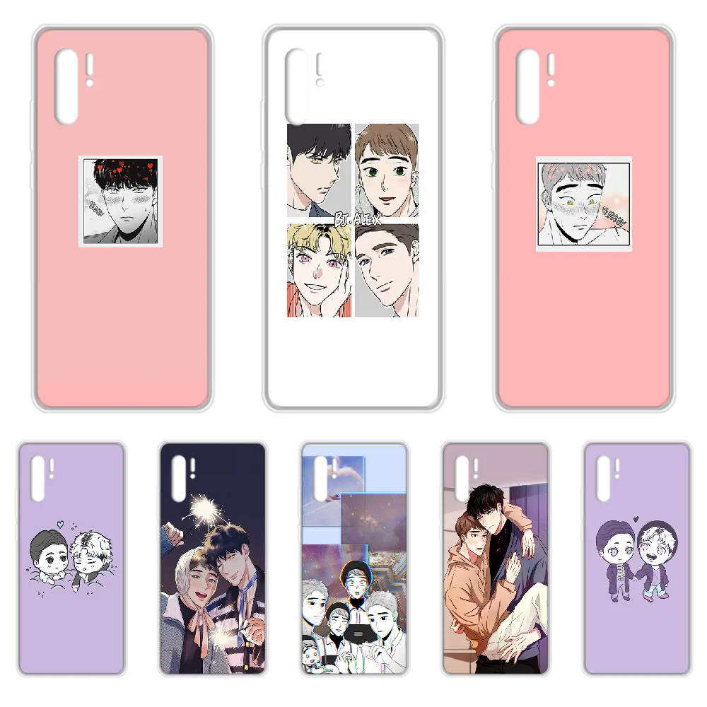 Bj alex Comics чехол для телефона HUAWEI p 8 9 10 20 30 40 P pro Smart 2019 Z lite прозрачный Etui art 3D|Бамперы| |