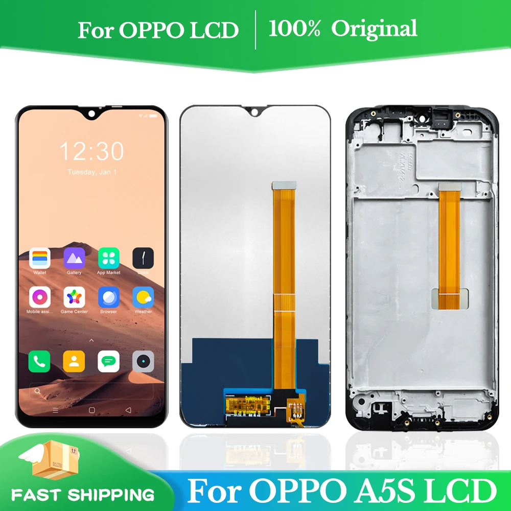 

6.2'' Original LCD For OPPO A5s AX5S A7 Display Touch Screen Panel Digitizer Replacement for Oppo A5S A7 CPH1909 CPH2083 LCD