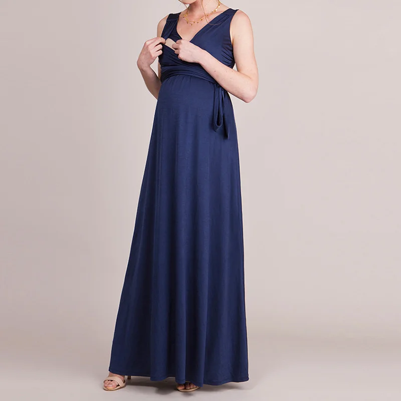 Женское банкетное платье большого размера для беременных женщин одежда грудного