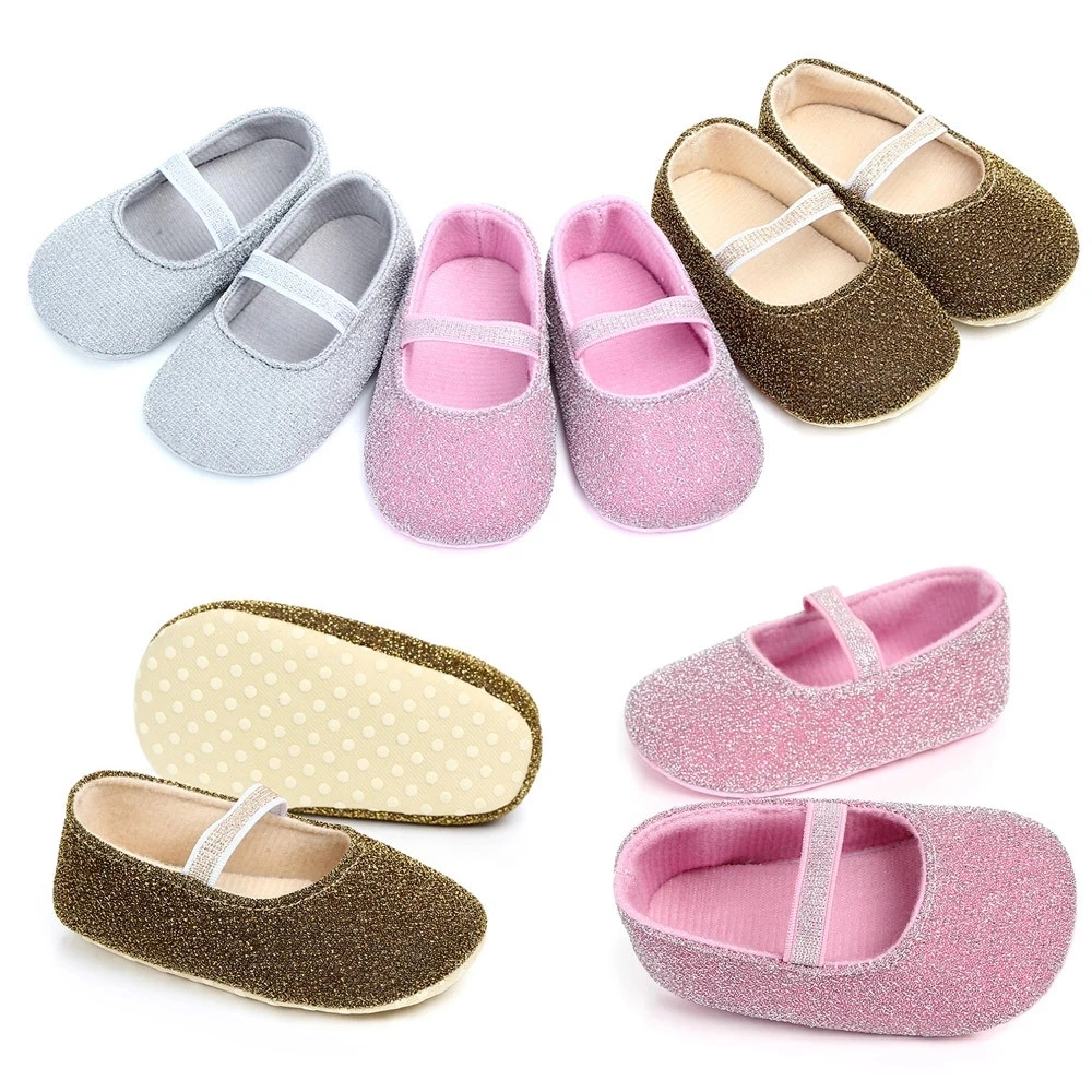 

2020 The New Elastic band princess Baby Shoes Soft Sole Baby Girl Shoes