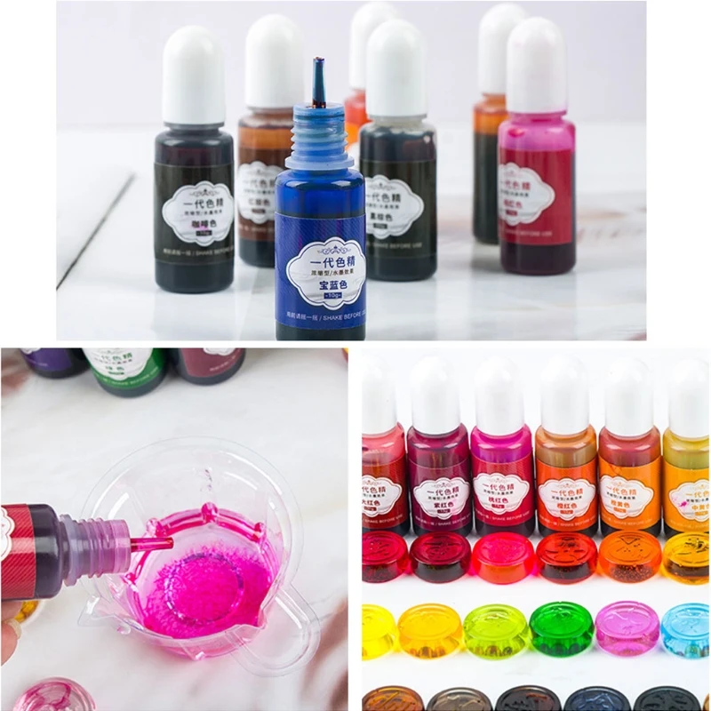 

19 Color Epoxy & UV Resin Pigment Universal Resin Dye Super Concentrated Translucent Epoxy Pigment Resin Colorant Crafts