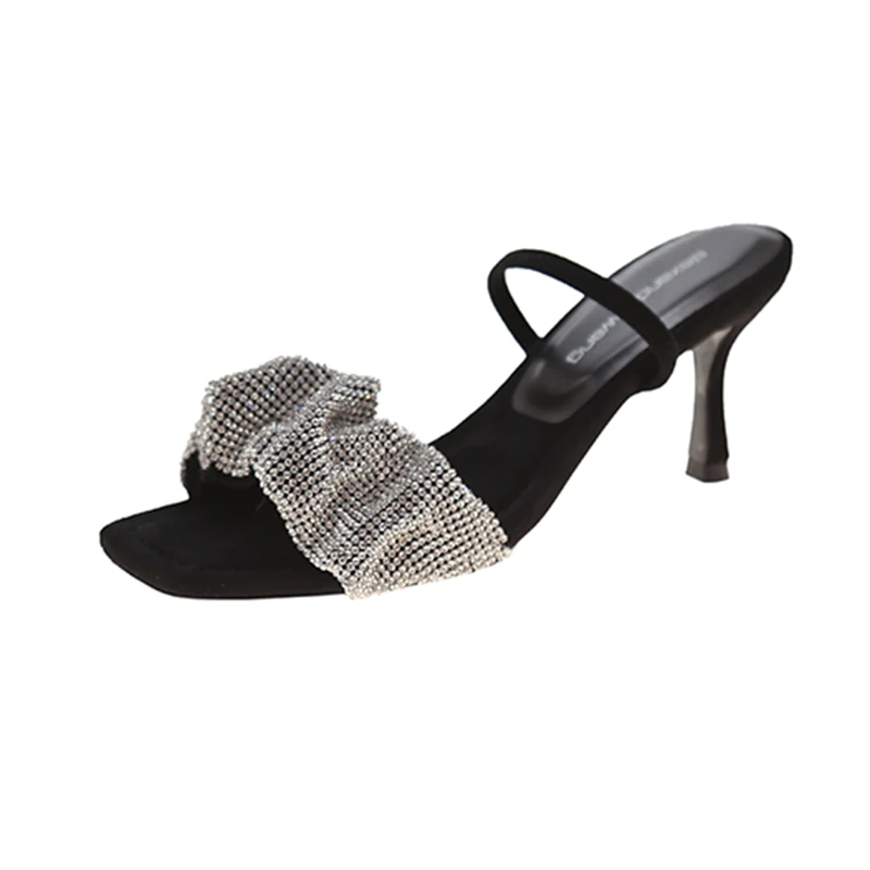 

2021 Fashion Women Sandals Open Toe Party Pumps Thin High Heels Elegant Nightclub Dress Shoes High Quality Sandals Pumps