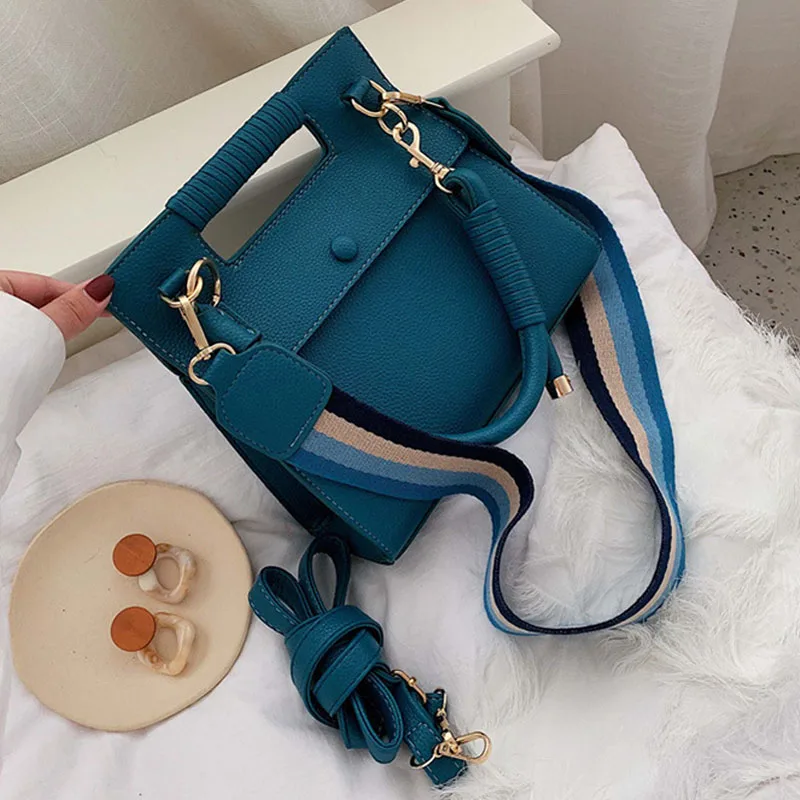 Новая модная женская сумка Высококачественная через плечо кожаная для женщин