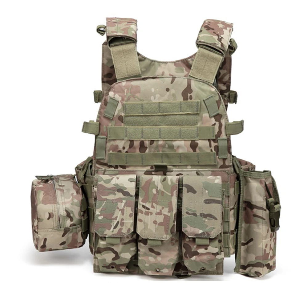 Тактический 6094 Жилет Molle 600D нейлоновый корпус броня Охотничья площадка Страйкбол