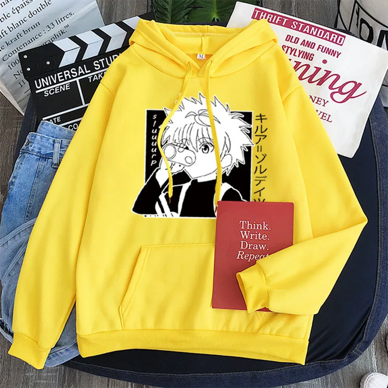 Толстовка унисекс с капюшоном Hunter X Killua Zoldyck | Женская одежда