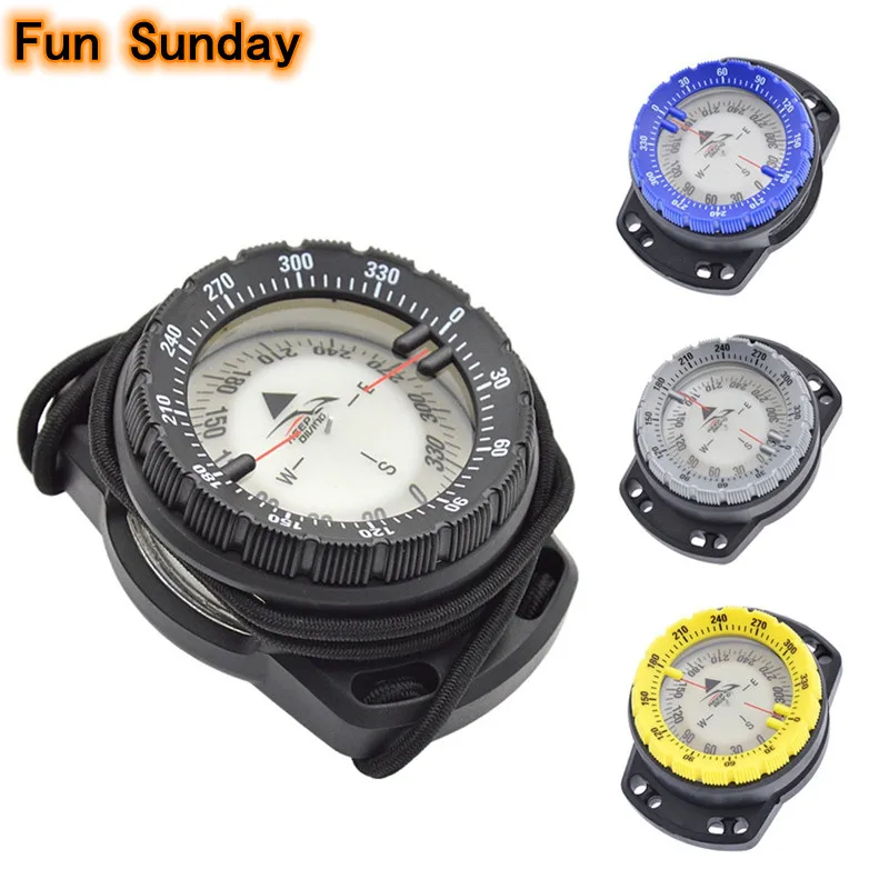 

Compass Survival 50 Meters High Magnetic Elastic Rope Type Luminous Waterproof Compass With English Instruction