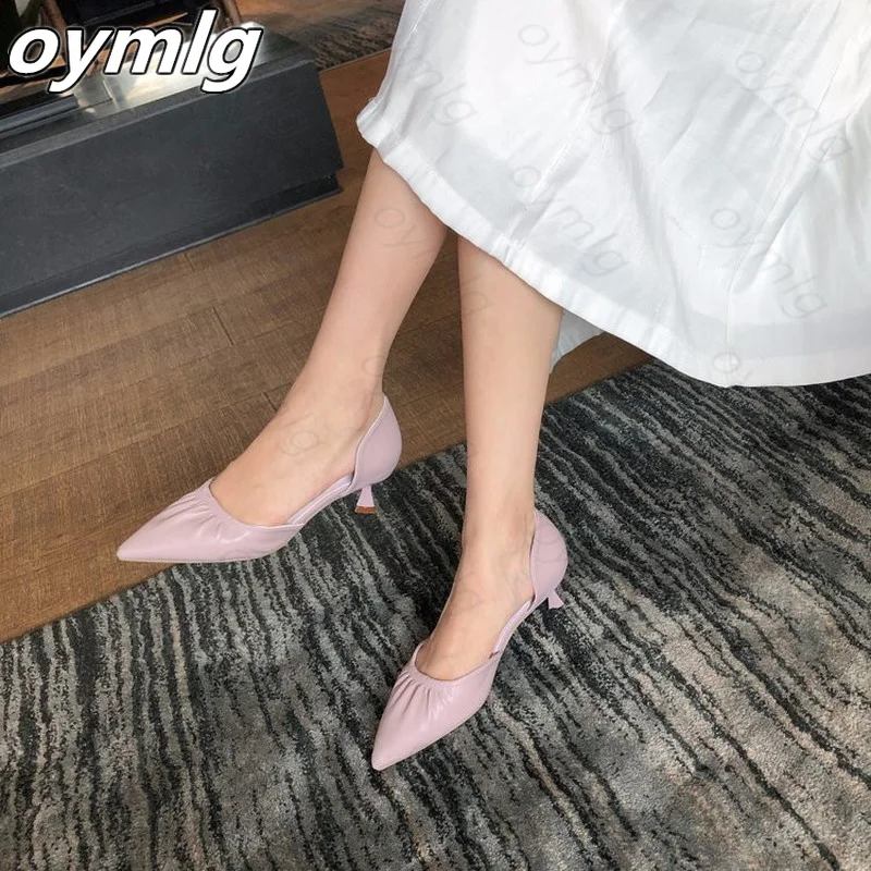 

Real Leather Women Sandals New Fashion High Heel Summer Shoes Party Office Footwear Size 34-39 Zapatos De Mujer Plataforma