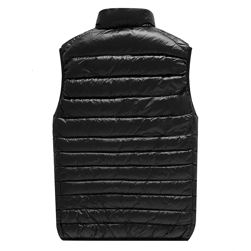 Модный жилет размера плюс 10XL 9XL 8XL ультра светильник безрукавка для мужчин