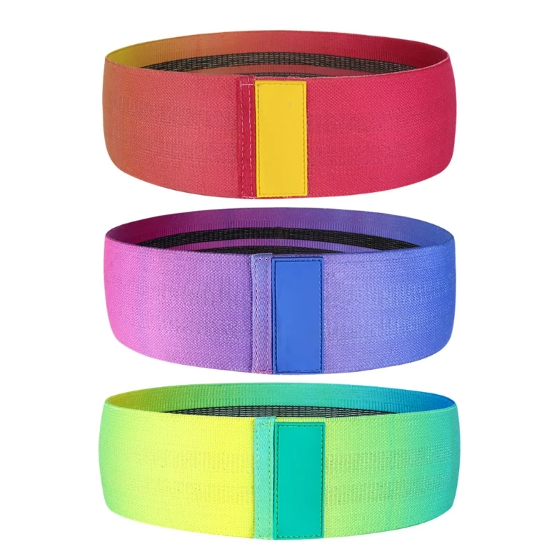 

3pcs/set Resistance Loop Bands for Women Butt and Legs Hip Training Workout Bands 3 Levels Non-Slip Yoga Fitness Bands