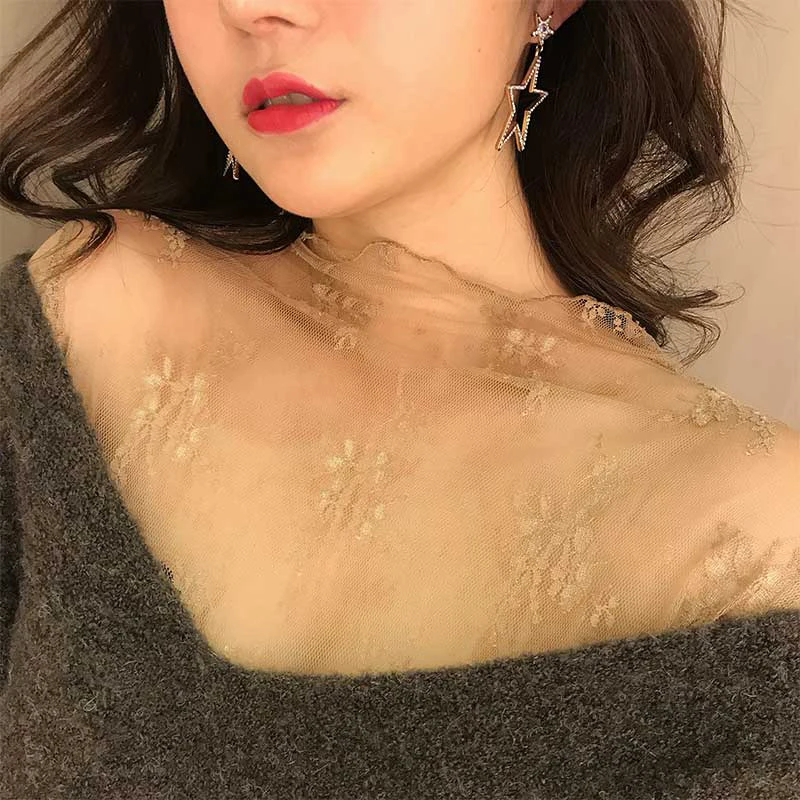 Женские кружевные блузки женские топы сексуальные сетчатые прозрачная блузка с