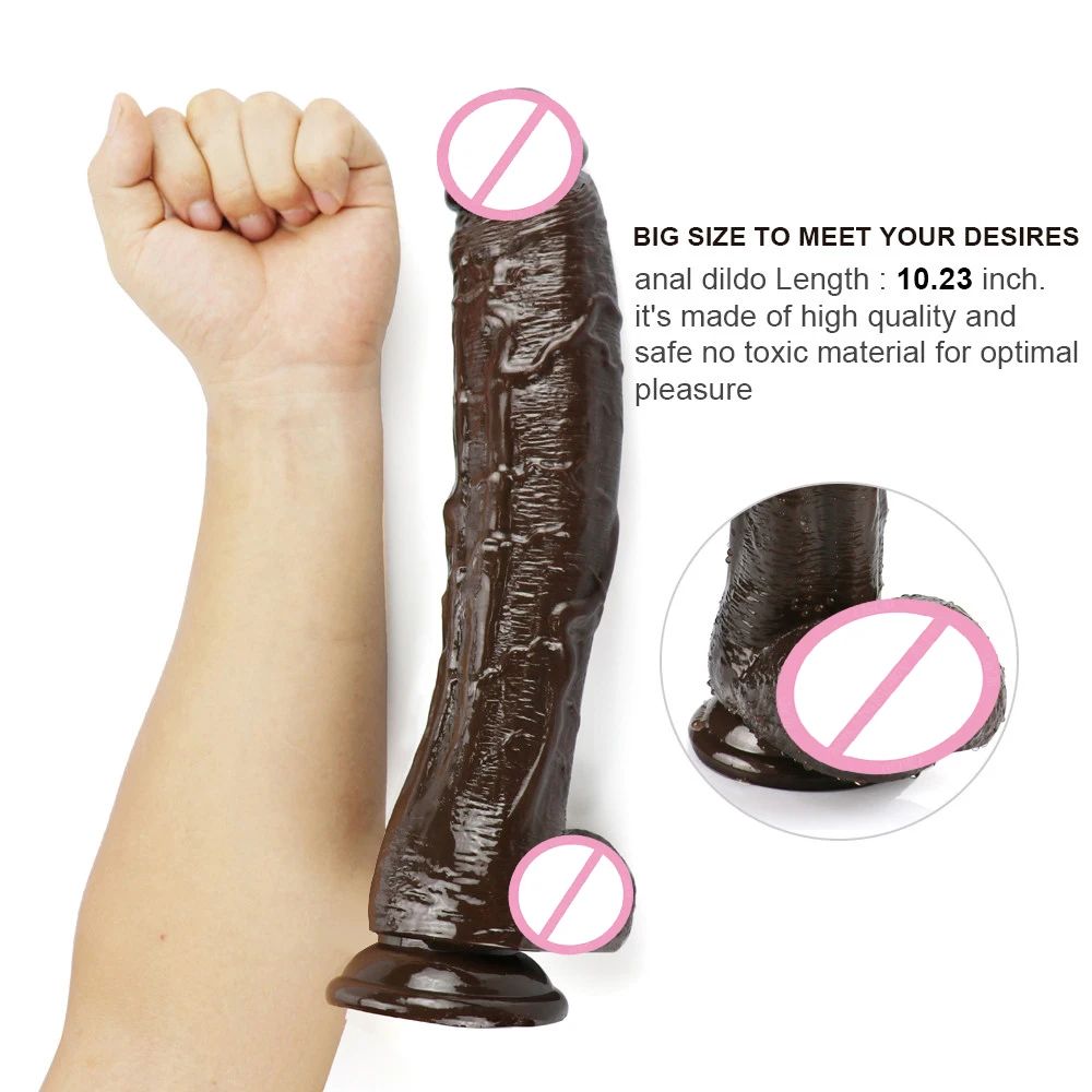 GaGu огромный коричневый фаллоимитатор 12 2 дюйма супер большой член Анальная