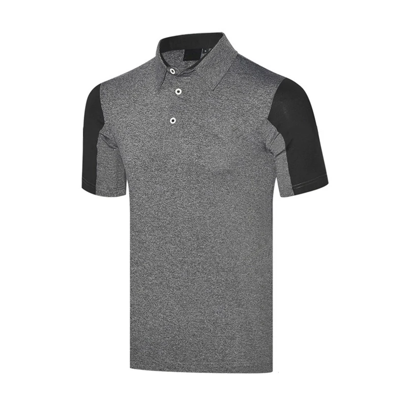 

2021 Golf Shirt Polo Men Polyester Short Sleeve Tops Polo Breathable High Quantity Comfortable Customized Wear