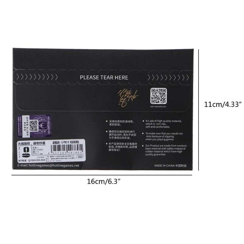 

Hotline Games Colorful Mouse Anti-Slip Tape Side Stickers Skates for logitech G Pro X Superlight Sweat Resistant Pads