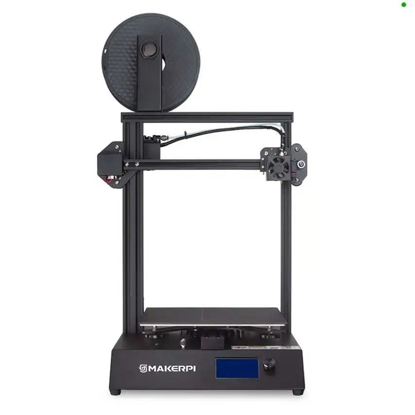 Verkaufen MakerPi 3D Drucker 95% Pre-Montiert Mit Große Bauen Größe 10.24 ''(L) X10.24''(W) X10.24 ''(H) Biegsamen Magnetische Platte
