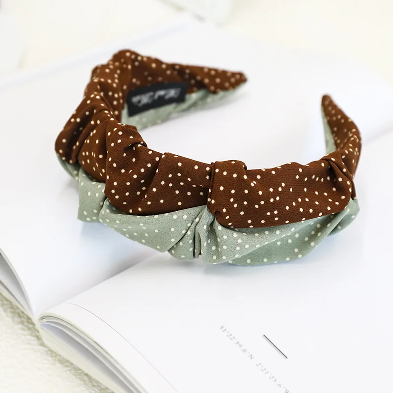 

Girls Polka Satin Hairband Hair Accessories Dot Headband