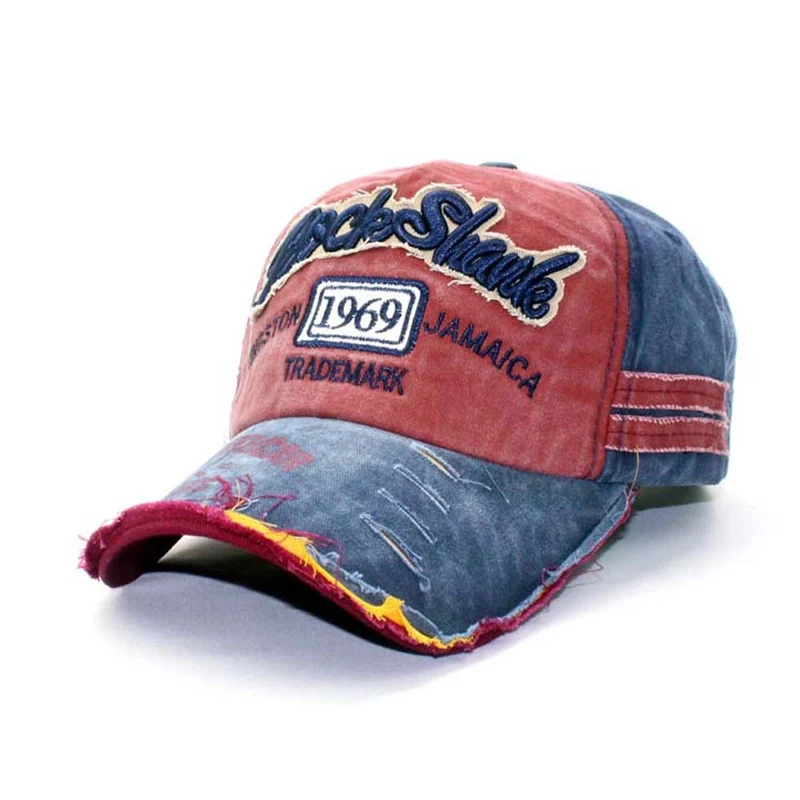 Модная ретро-бейсболка для мужчин и женщин Snap Back Caps Винтажный дизайн Регулируемая хлопковая Hip Hop Snapback Шляпа.