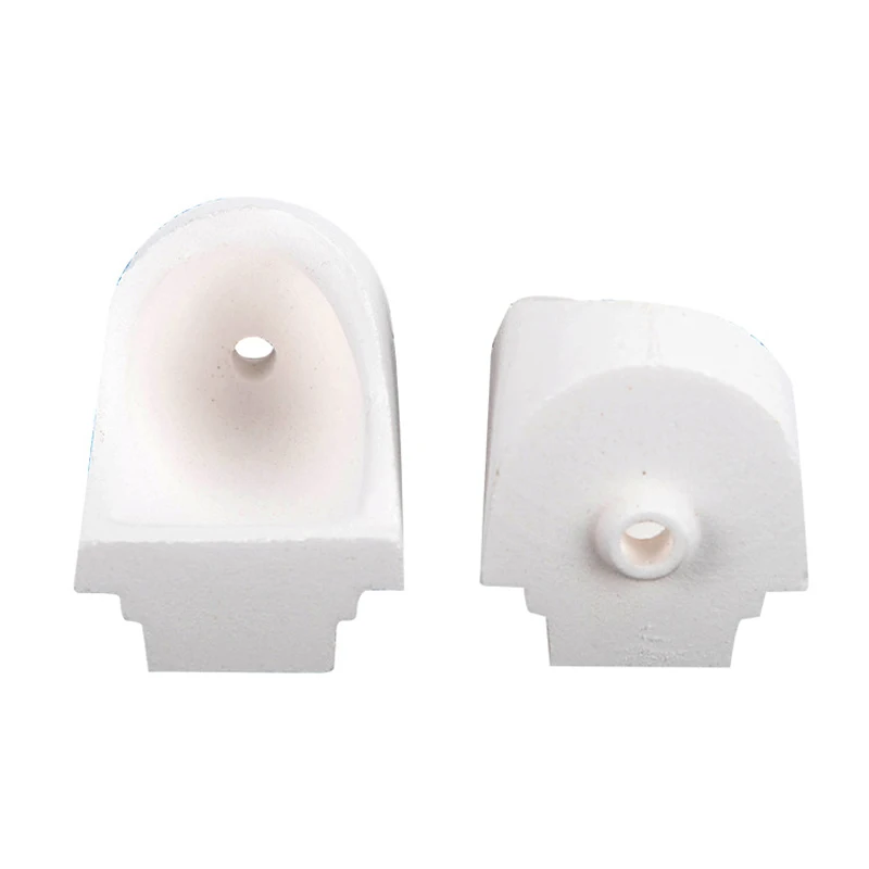 2 шт. стоматологический лабораторный литейный кварцевый тигель с капюшоном