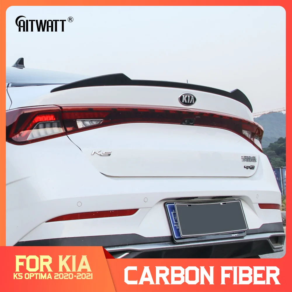 Автомобильный спойлер для KIA K5 модифицированный задний из углеродного волокна