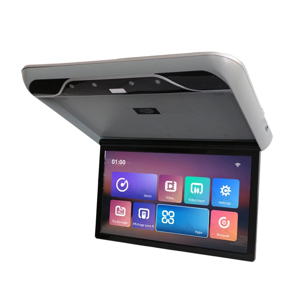 Видеоплеер на крышу автомобиля со светодиодным экраном Android 9 0 19 дюймов 2 ГБ + 16 Gps