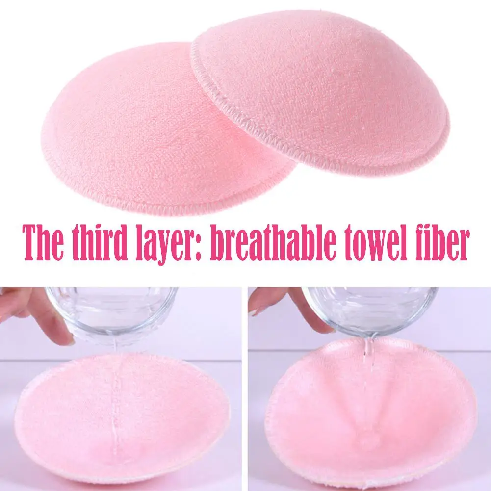 

2PC/Set Reusable Washable Nurse Pad Maternity Feeding Nursing Pad Leakproof Anti Overflow Pads for Pregnant Bra Pad dropship