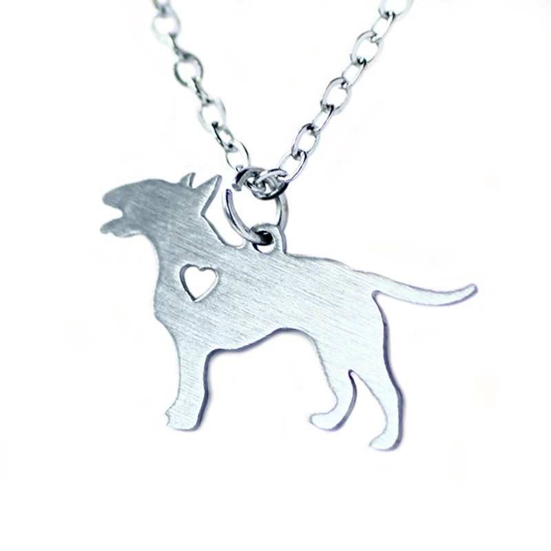Модное ожерелье с подвеской в виде аргентинского дого милая собака ожерелья из